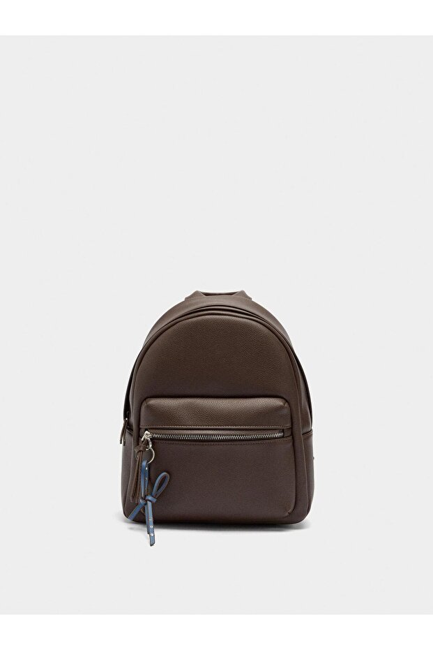 Kadın Charm'lı Basic Sırt Çantası - 1