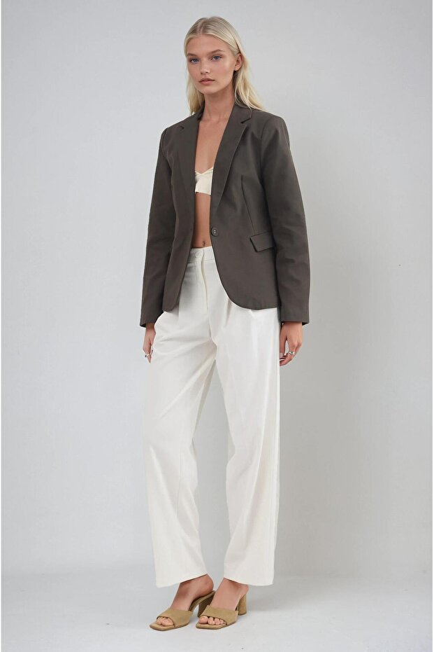 سترة عادية بزر واحد 6196 - 3