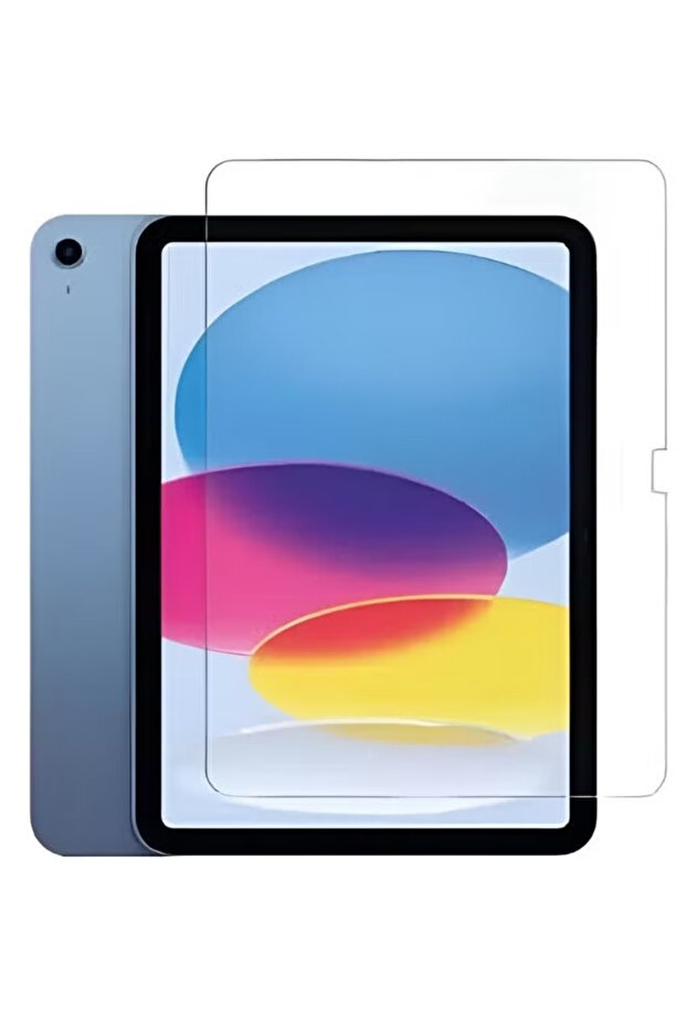 واقي شاشة من الزجاج المقوى لجهاز iPad الجيل العاشر (2022) مقاس 10.9 بوصة
