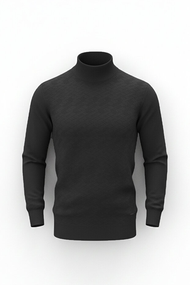 سترة رجالية بنمط ياقة الصياد نصف دائرية - 4