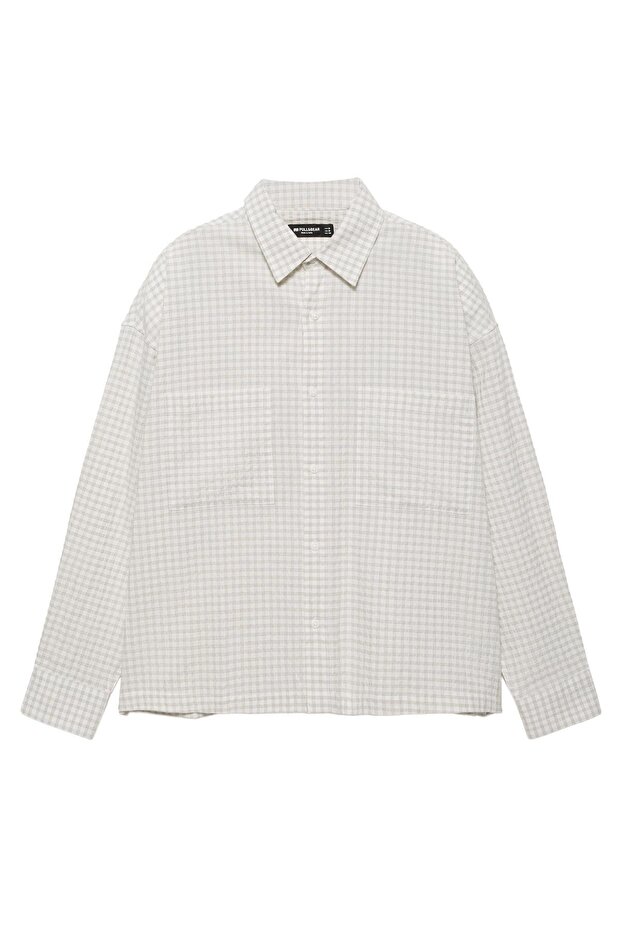 Cepli uzun kollu gömlek - 3