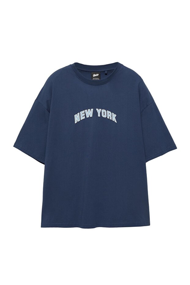 Şehir baskılı t-shirt - 3