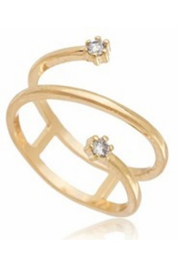 18K Gold Plated Sterling Silver 925 Ring for Women – Dainty Minimalist Gold Ring