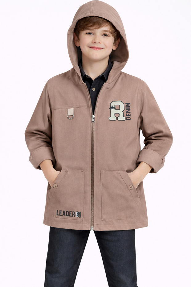 Yavrucak 81402-26 Leader81 Boy's 4 Piece Set | Hooded Coats, Shirts, T-Shirts, Pants