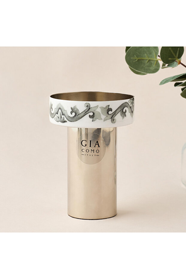 Printed Pillar Candleholder - 23 cms