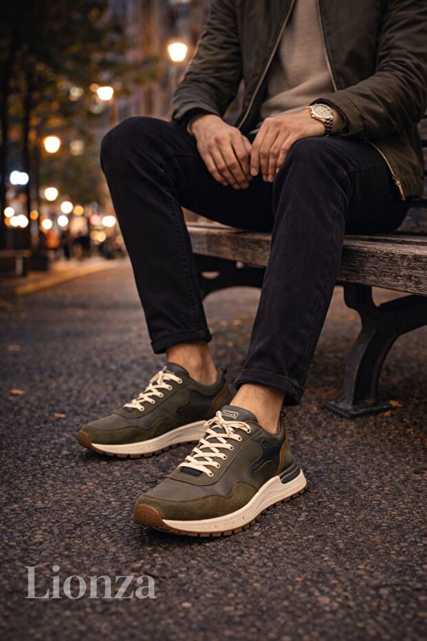 GÜNLÜK DERİ SNEAKER - 1