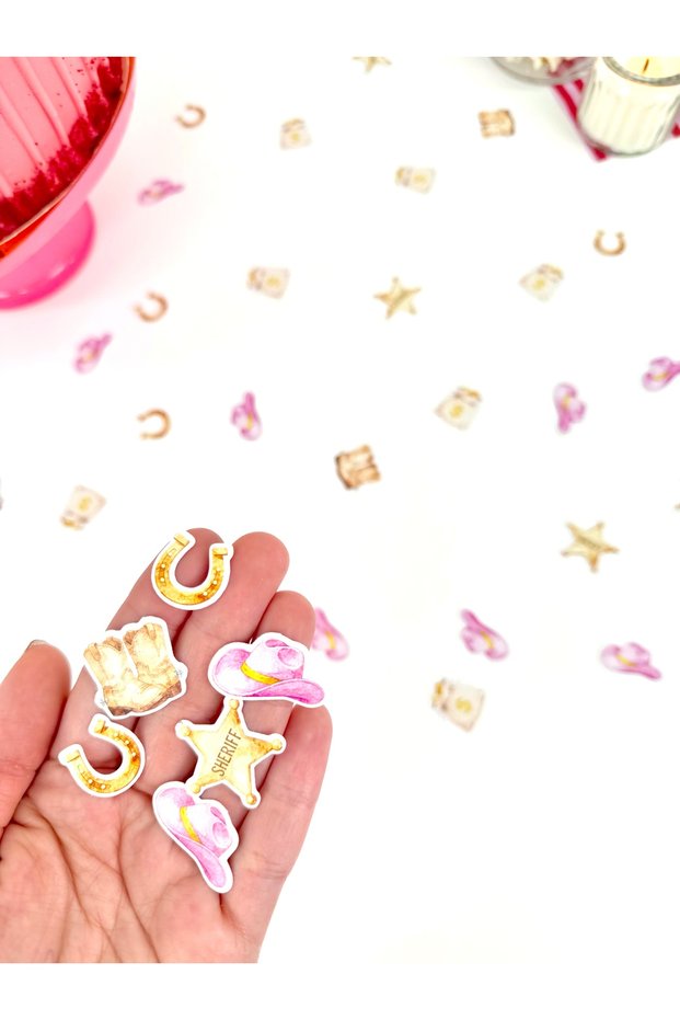 Cowgirl Cowboy Girl Confetti – Western Table Confetti