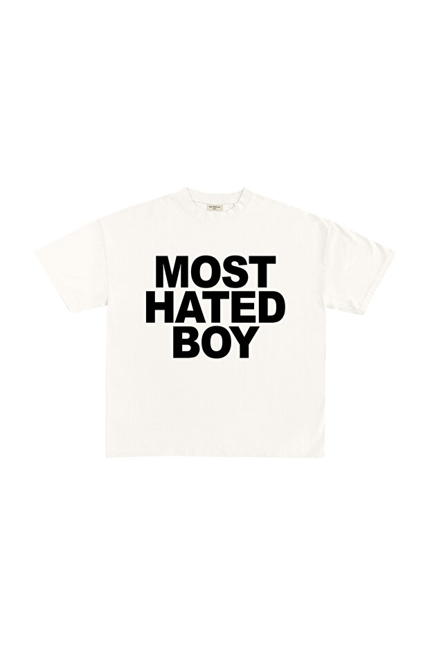 تي شيرت مطبوع عليه Most Hated Boy