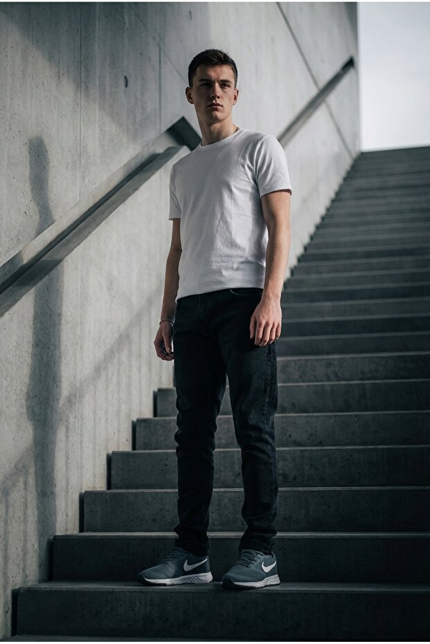 بنطلون جينز عادي للرجال - 2