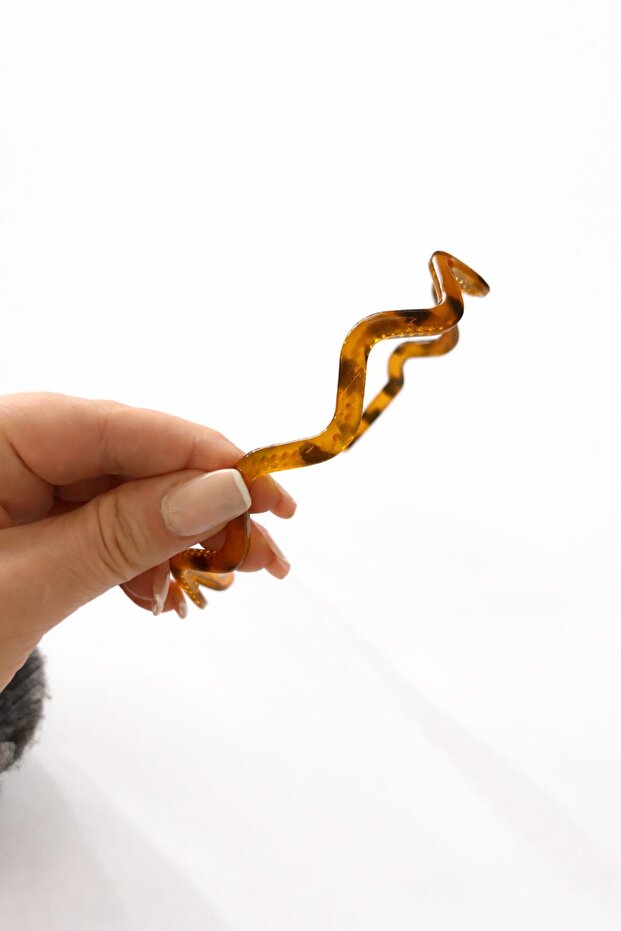 Turtle Back Patterned Midi Crown - 3