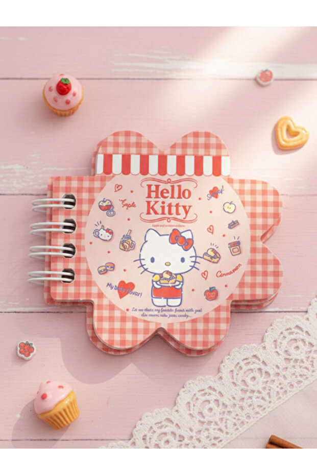 Hello Kitty & Kuromi Licensed Spiral-Bound Special Cut Mini Notepad