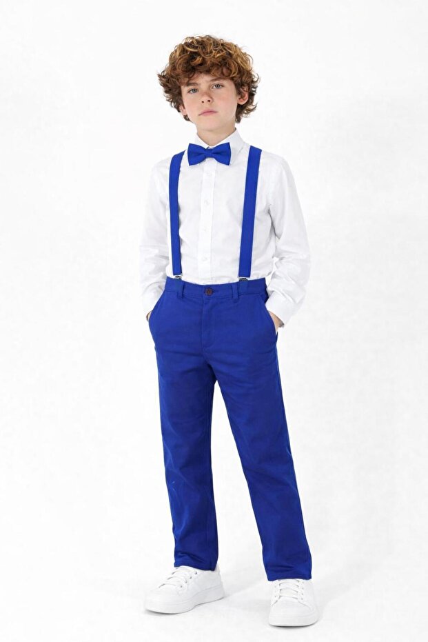 Boy's April 23 October 29 Shirt-Trunks-Bow Tie Set Costume