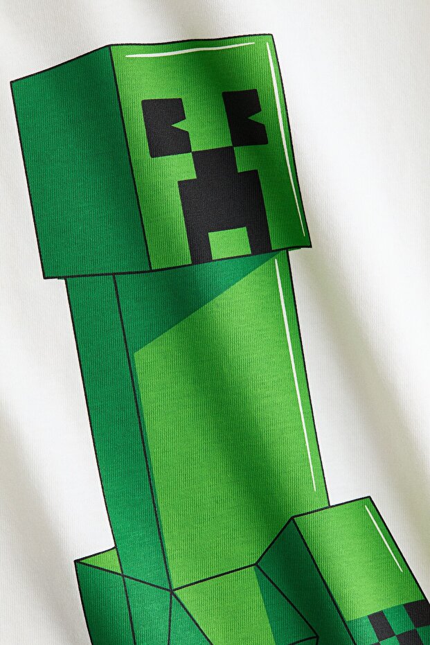 Baskılı Oversize Tişört - 4