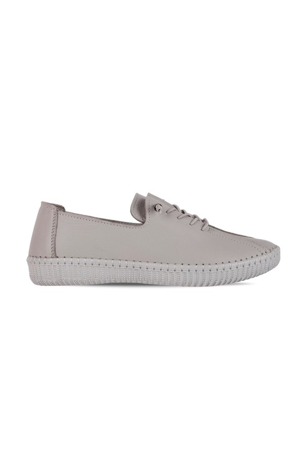 Gainy Women's Genuine Leather Rubber Laced Daily Orthopedic Shoes 4386