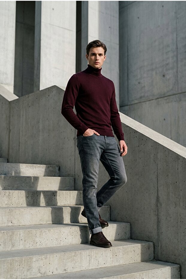 بنطلون جينز عادي للرجال - 1