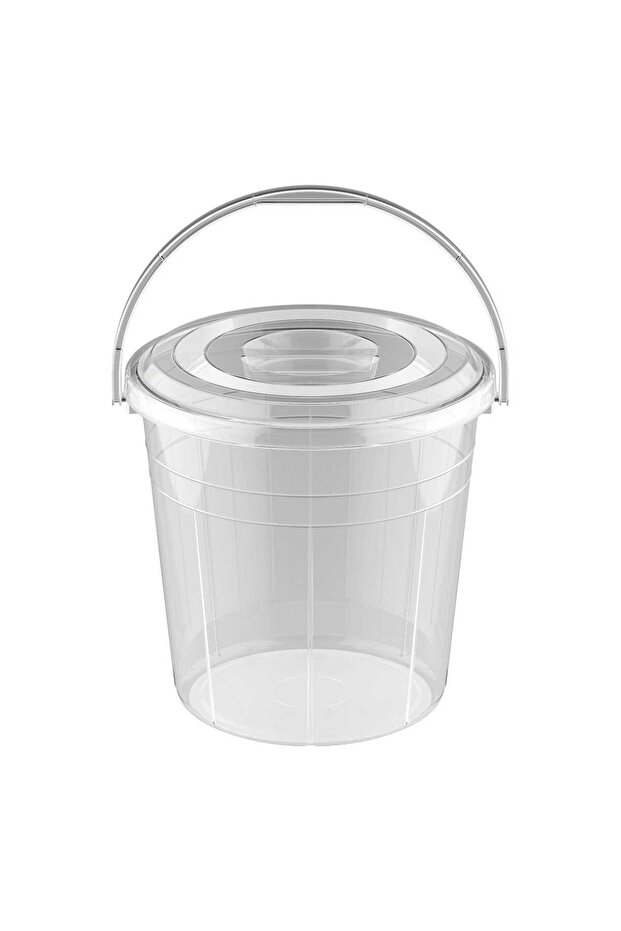 Transparent Bucket With Lid 10Litre