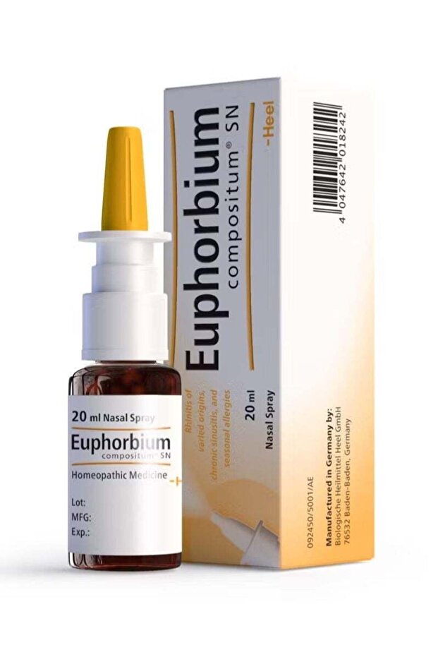 Euphorbium Compositum Nasal Spray, Natural Homeopathic Remedy 20ml