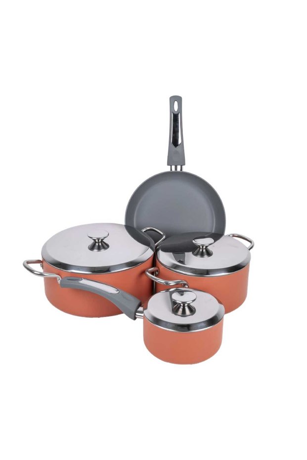 Aluminium Non-Stick Cookware Set, 7 pcs