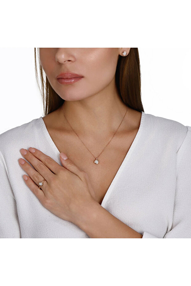 0.07 Karat Effect Pırlanta Kolye - 4