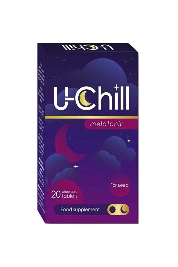 U-Chill Melatonin Chewable Tablets - Fruit Flavour, Pack of 20s