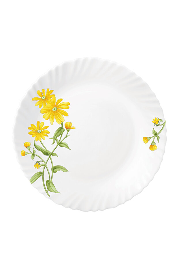 Opal Dinner Plate, 270 mm, Yellow Daisy