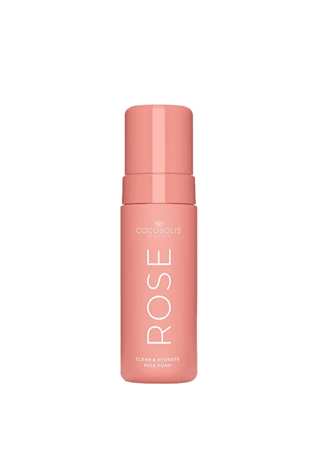 Rose clean & hydrate face foam