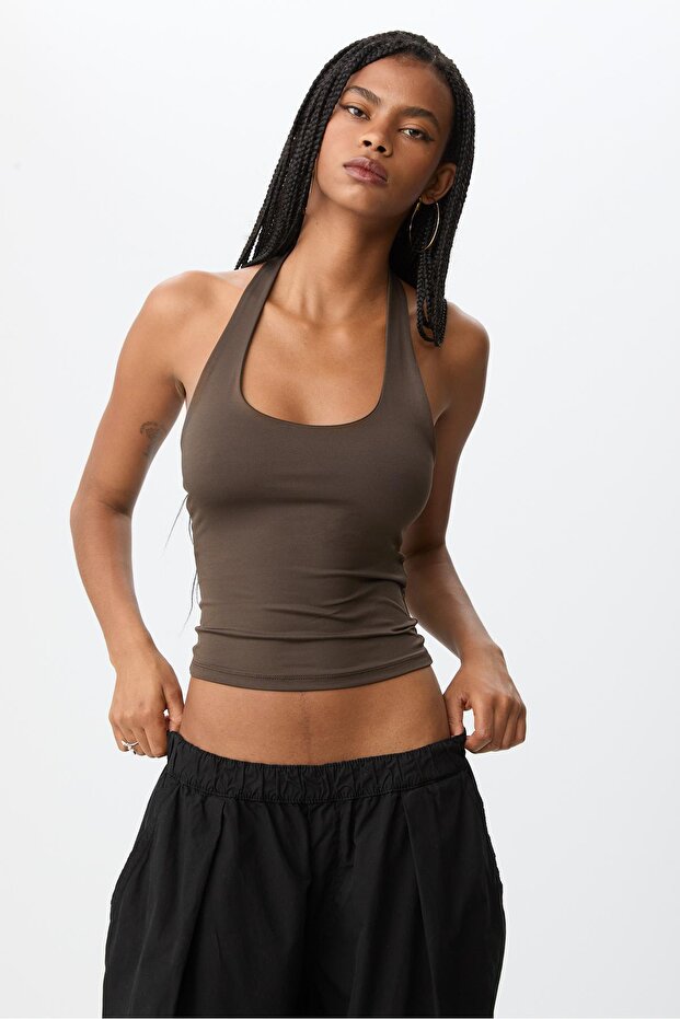 Halter yaka top - 2