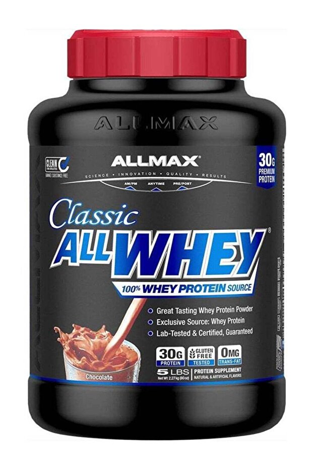 AllMax 100% Whey Classic Protein (5 lbs, Chocolate)