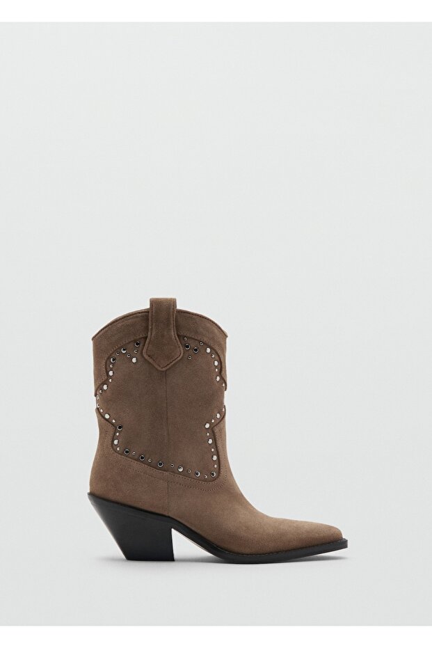 Zımbalı süet yarım bot - 3