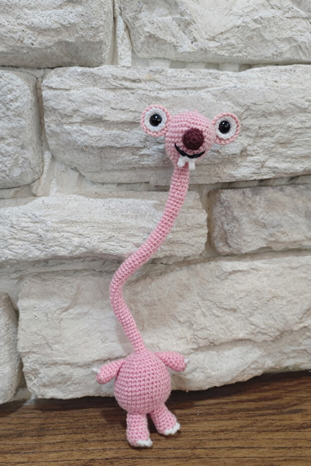 Amigurumi sid çanta charmı ( TELLİ )
