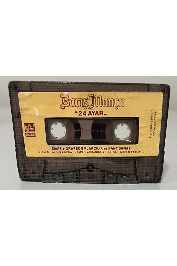 Barış Manço 24 Ayar Kaset (No Cardboard Box, Only the Cassette)