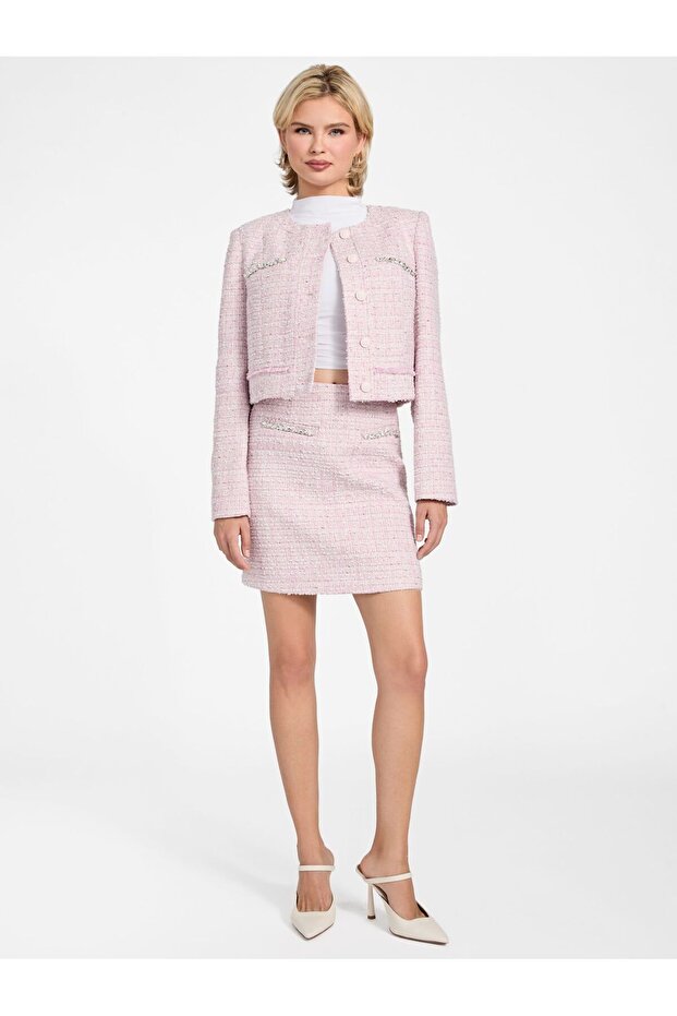 سترة من مزيج الصوف تويد - 3