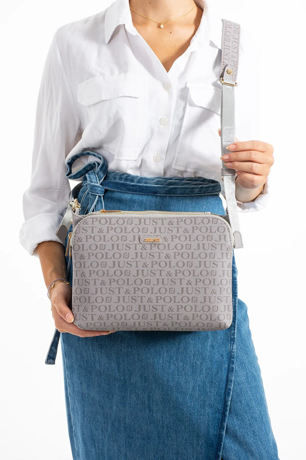 Women's 5-Compartment Large Size Cross Shoulder Bag 232044Mh