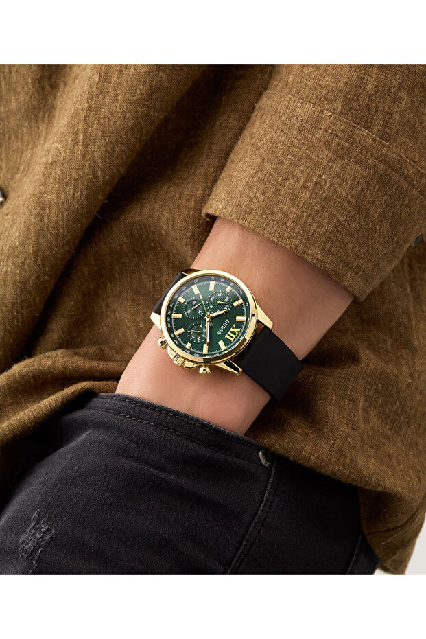 ساعة رجالية سوداء متعددة الوظائف - 2