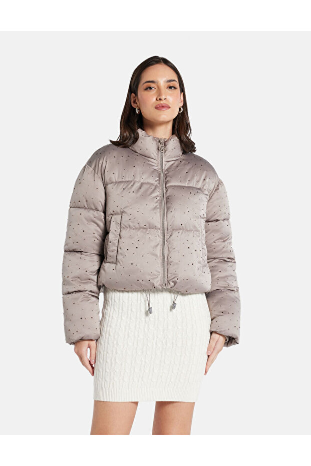 سترة مبطن بأحجار الراين - 1