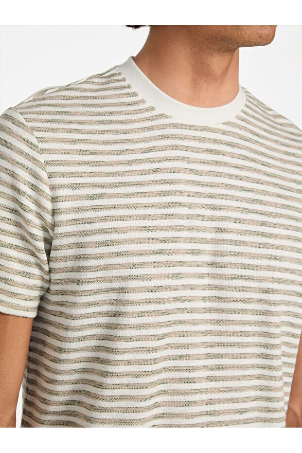 بلوزة محبوكة مخطط - 4