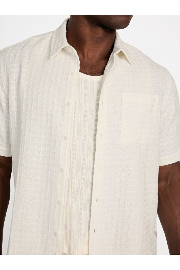 قميص بنقشة بنقش مربعات - 6