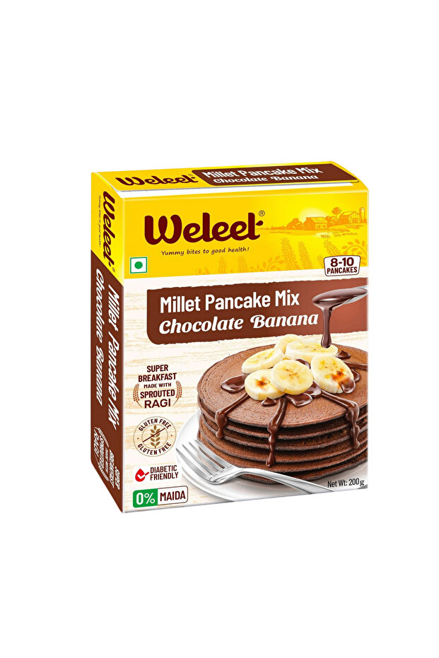 Millet Pancake Mix-Chocolate Banana 200 g