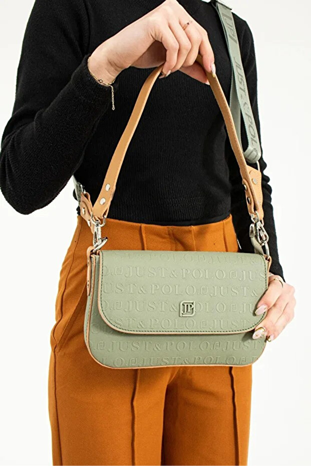 Women's Stylish Hand and Shoulder Bag with Long Adjustable Strap Size: 23 X 14 cm Shoulder Bag