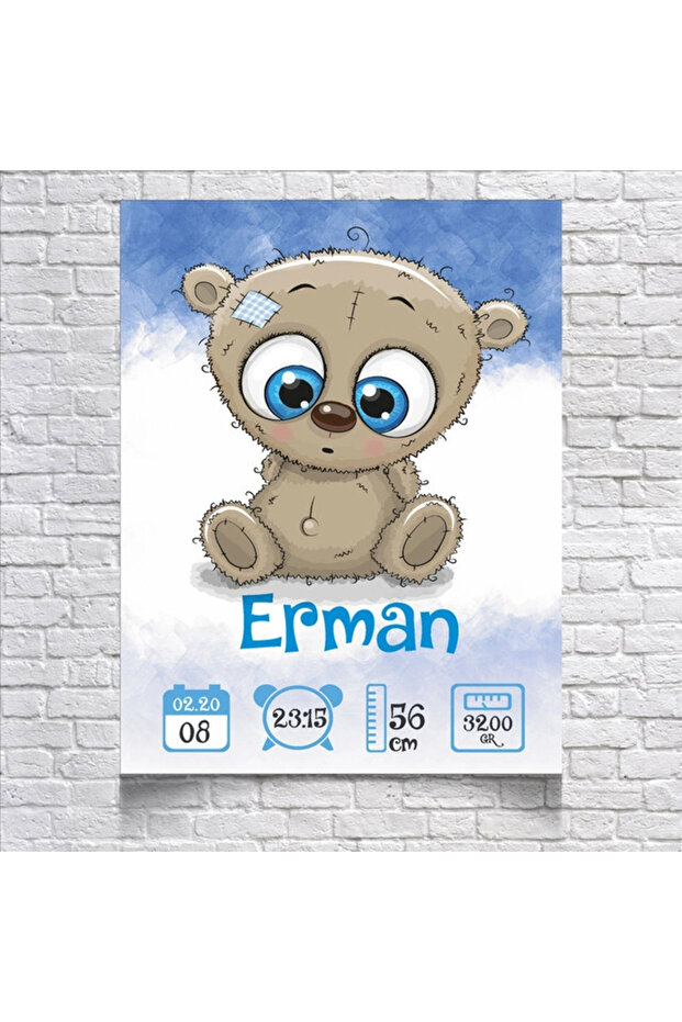 Cute Bear Themed Age Chart
