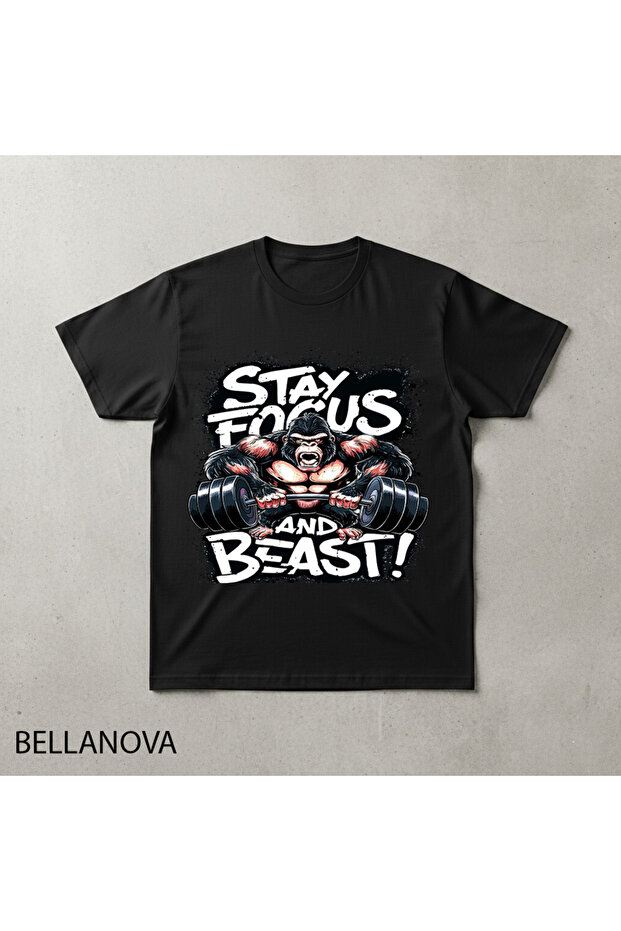 تيشيرت رياضي أساسي أسود فاخر - 1