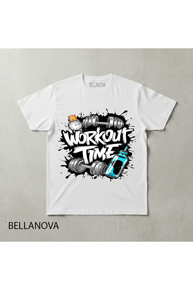 تيشيرت رياضي أساسي أبيض فاخر - 1