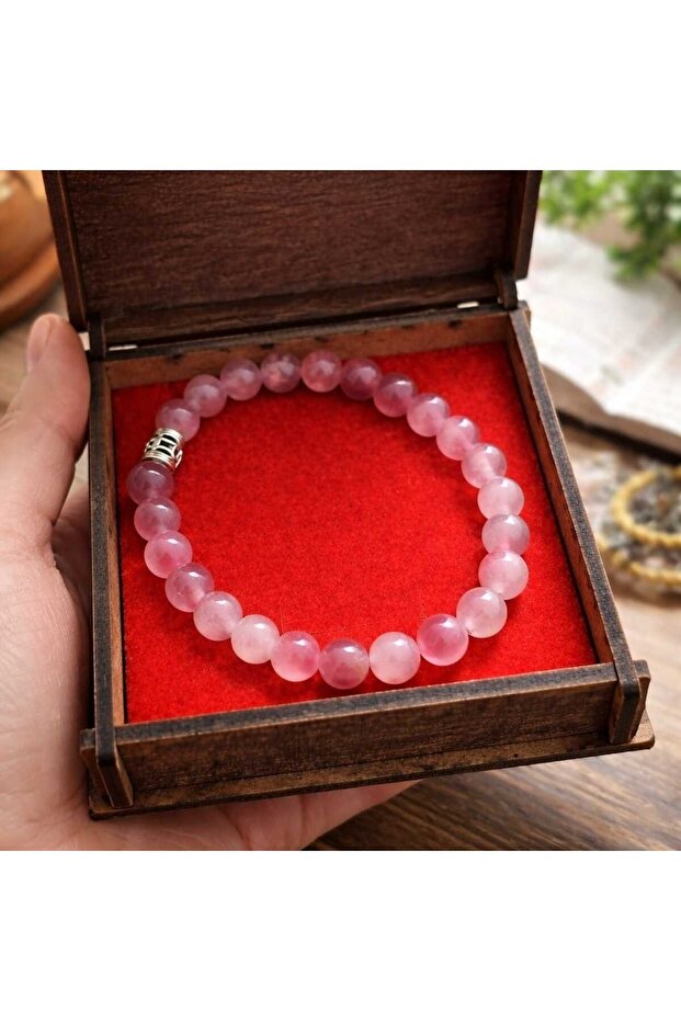 Natural Rose Quartz Bracelet