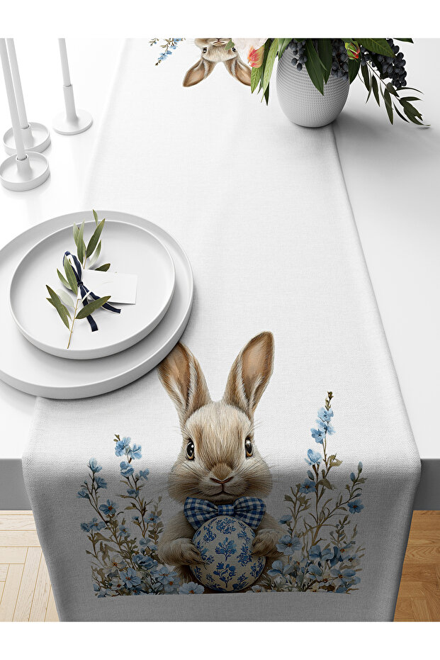 Spring Series 140X40 cm Digital Printed Runner (Spring Easter Easter) - 1