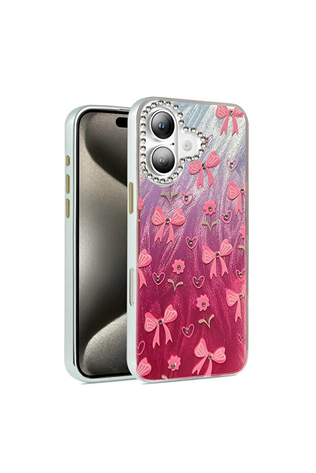 iPhone 16 Case Blade Mirrored Pattern Cover - Pattern 3 - 1