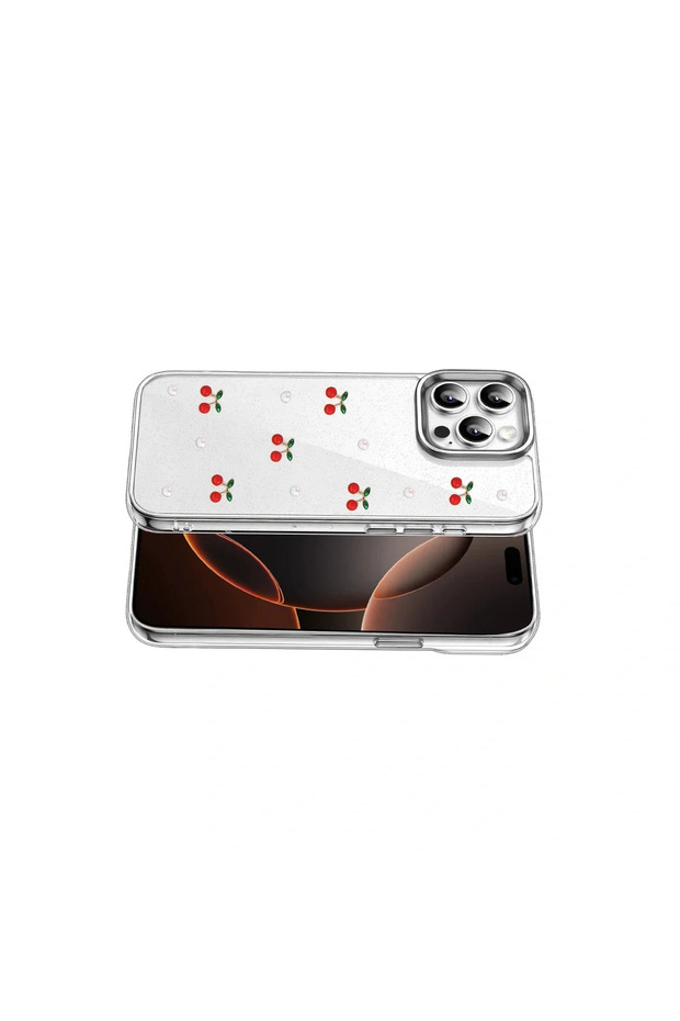 غطاء آيفون 15 برو بنمط الفيونكة - نمط 9 - 3