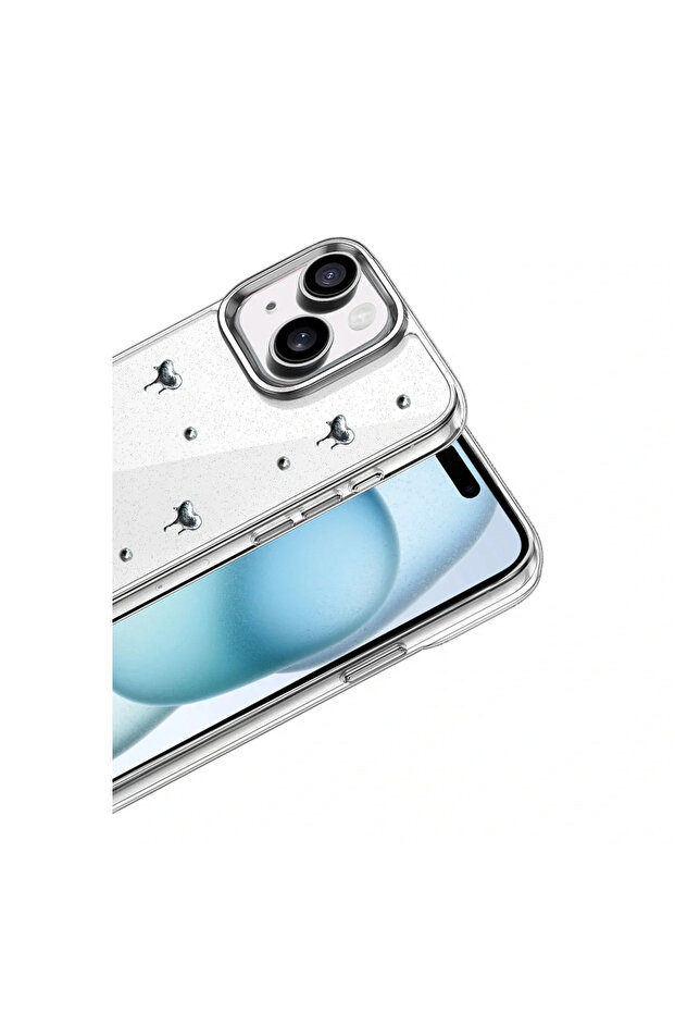 غطاء آيفون 15 بلس بنمط الفيونكة - نمط 1 - 2