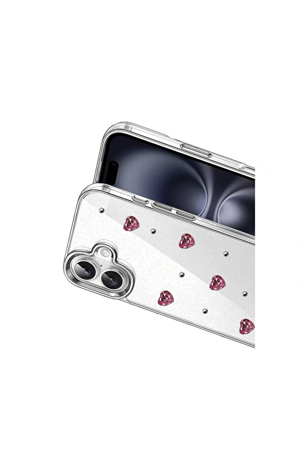 iPhone 16 Plus Bow Patterned Cover - Pattern 3 - 3