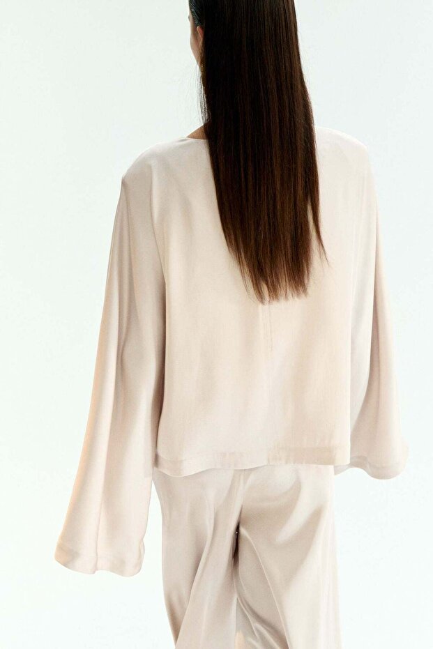 Shoulder-pad blouse - 2
