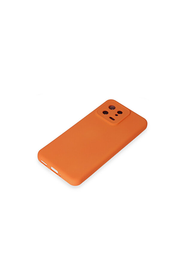 حافظة مي 13 + مجموعة واقي شاشة مضاد للكهرباء الساكنة - برتقالي - 4